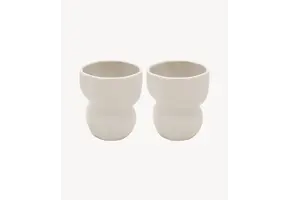 Luna Mokken Beige | Keramiek | 300 ml - 2 stuks