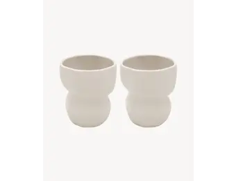 Luna Mokken Beige | Keramiek | 300 ml - 2 stuks