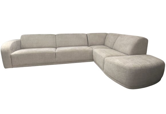 Hoekbank Luna - Naturel kleurig