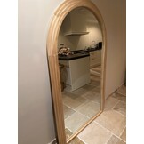 Boogspiegel Arch Licht Eiken 110x180 cm - japandi en minimalistisch