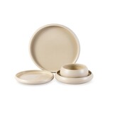 Chubby Serviesset Mat Beige - 24 delig - porselein