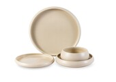 Chubby Serviesset Mat Beige - 24 delig - porselein