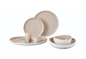 Bricard Colmar serviesset 27-delig - Wit/Taupe