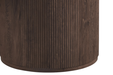 Eettafel Portofino - Travertin marmer | Rond - Geribbeld