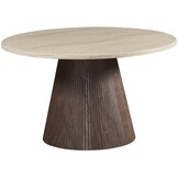 Eettafel Portofino - Travertin marmer | Rond