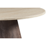 Eettafel Portofino - Travertin marmer | Rond