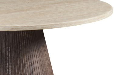 Eettafel Portofino - Travertin marmer | Rond