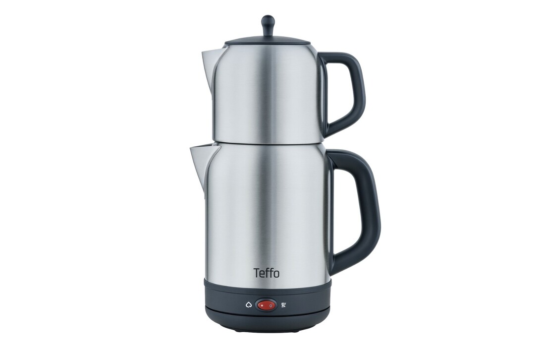 Teffo Theepot - 1.0/1.7 Liter - Zilver