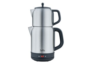 Teffo Theepot - 1.0/1.7 Liter - Zilver