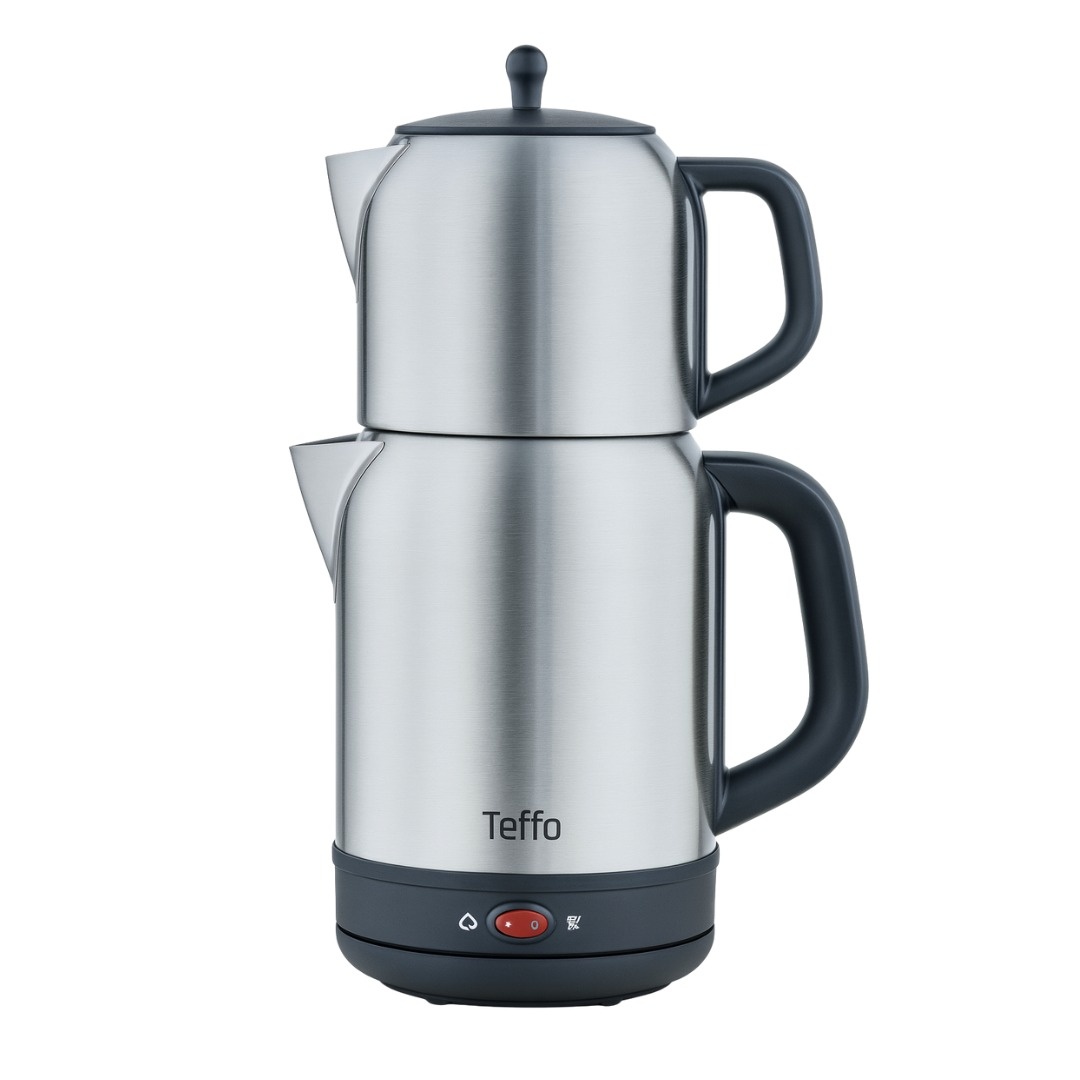 Teffo Theepot - 1.0/1.7 Liter - Zilver