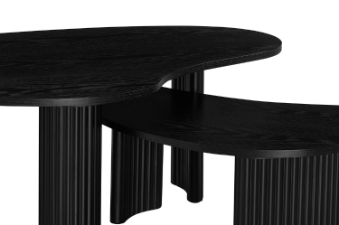 Salontafel Madison - Zwart eiken | set van 2