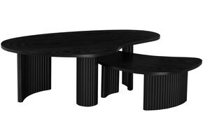 Salontafel Madison - Zwart eiken | set van 2