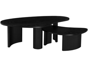 Salontafel Madison - Zwart eiken | set van 2