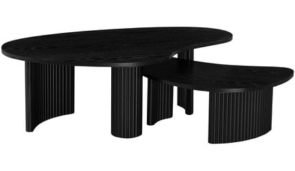 Salontafel Madison - Zwart eiken | set van 2