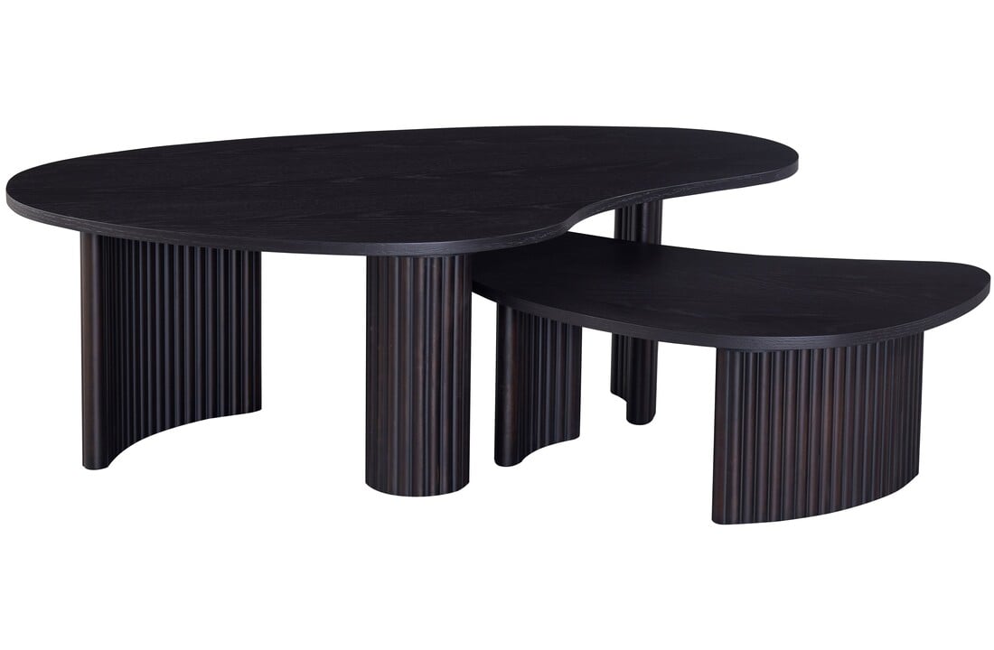 Salontafel Madison - Bruin eiken | set van 2