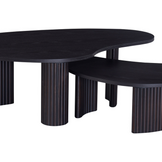 Salontafel Madison - Bruin eiken | set van 2