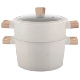 Hakal Couscous Pan | 3-in-1 | 6.5 Liter | Wit