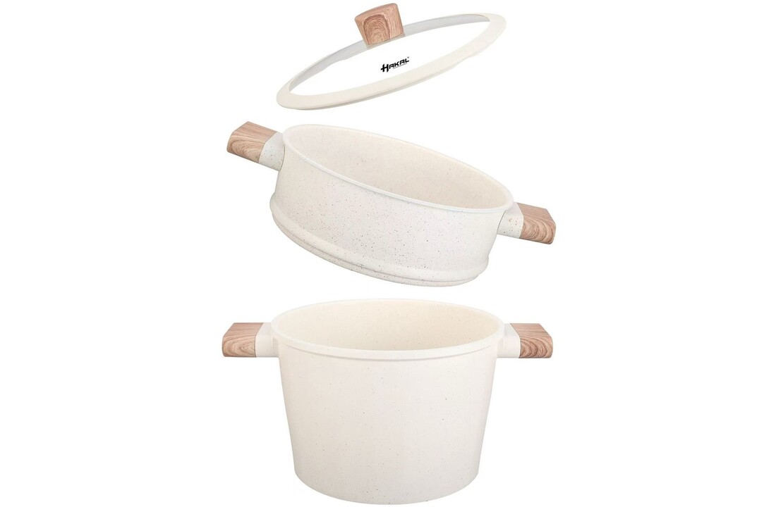 Hakal Couscous Pan | 3-in-1 | 5 Liter | Wit