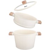 Hakal Couscous Pan | 3-in-1 | 5 Liter | Wit