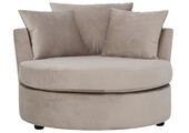 Loveseat Siena - Taupe velvet - Quartz 903