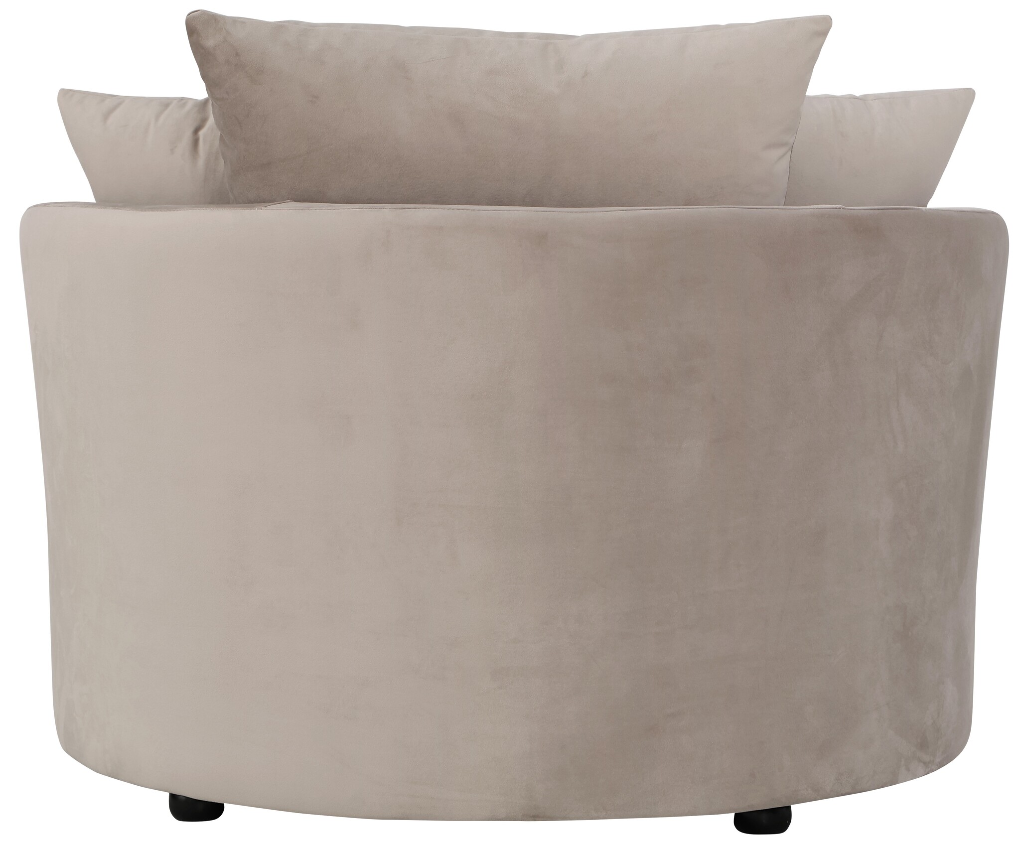Loveseat Siena - Taupe velvet - Quartz 903