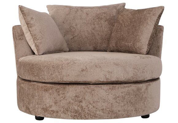 Loveseat Siena - Taupe chenille - Bergen 104