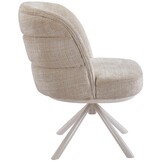 Eetkamerstoel Cremona - Warm Beige - draaibaar - Crème