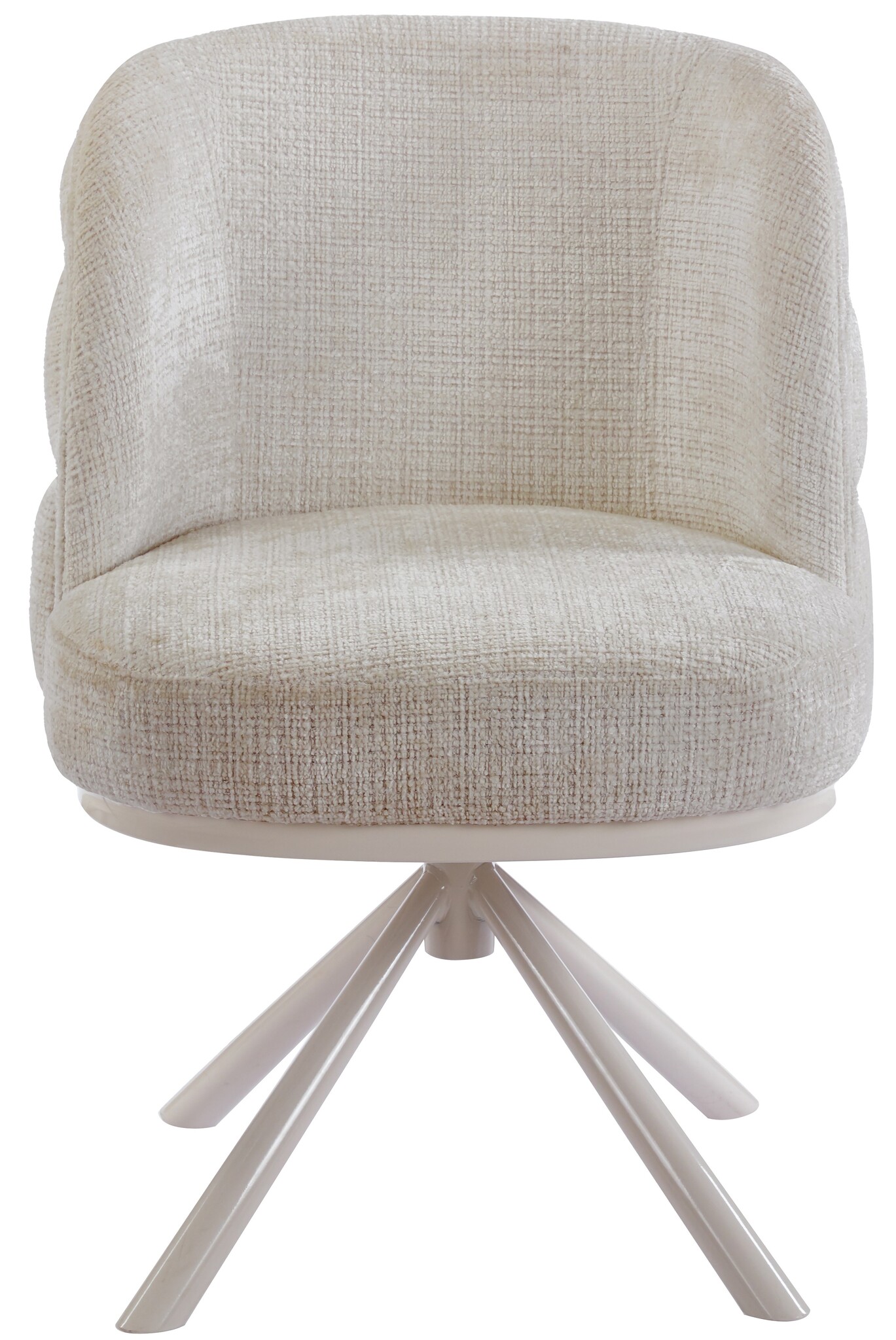 Eetkamerstoel Cremona - Beige - draaibaar - Crème