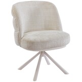 Eetkamerstoel Cremona - Beige - draaibaar - Crème