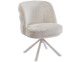 Eetkamerstoel Cremona - Beige - draaibaar - Crème