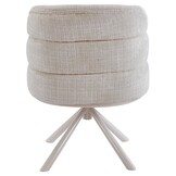 Eetkamerstoel Cremona - Beige - draaibaar - Crème