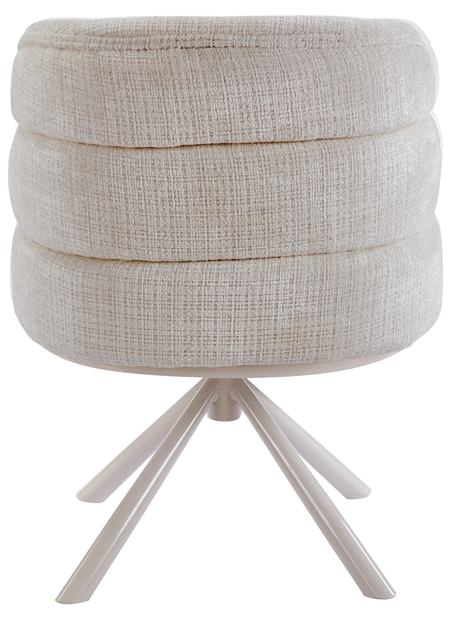 Eetkamerstoel Cremona - Beige - draaibaar - Crème