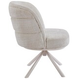 Eetkamerstoel Cremona - Beige - draaibaar - Crème