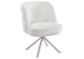 Eetkamerstoel Cremona - White - draaibaar - Crème