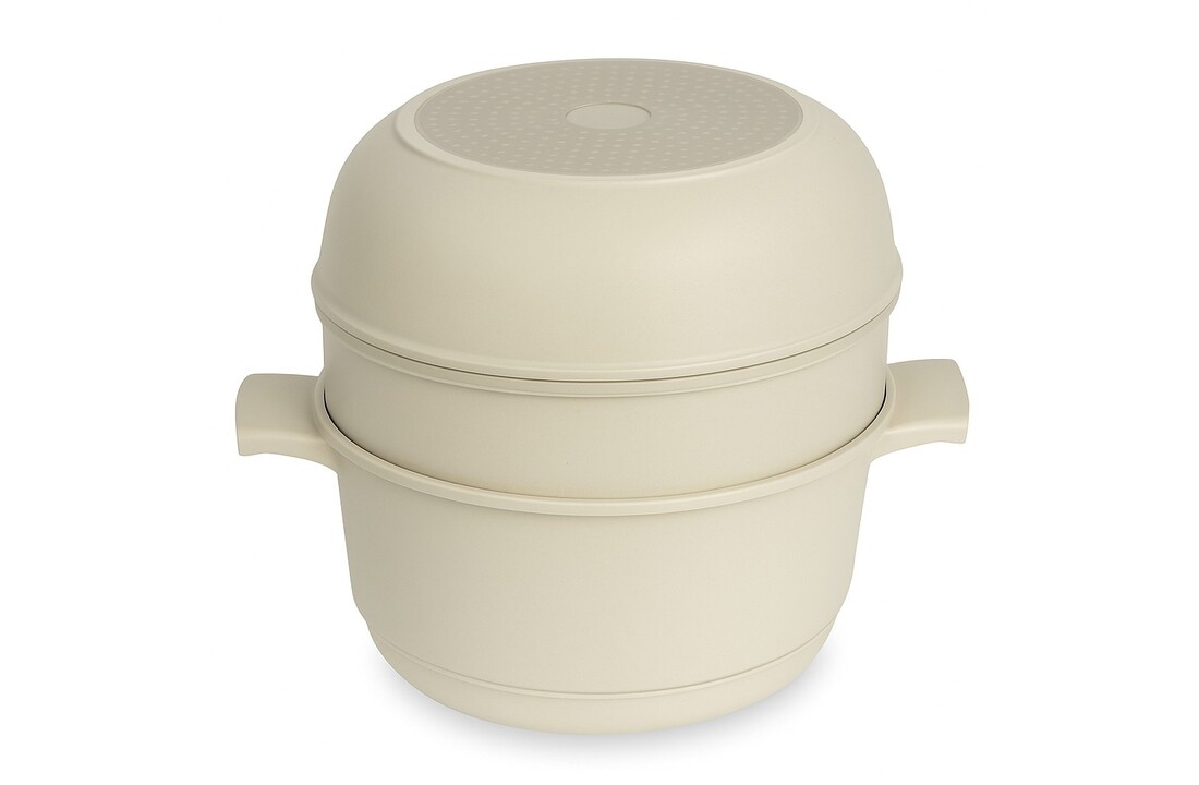 Hakal Pannenset 12-delig | Stapelbaar | Crème