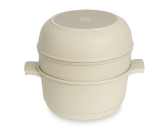 Hakal Pannenset 12-delig | Stapelbaar | Crème