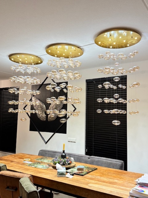 Hanglamp Bubbles - Goud - Ø 60 cm