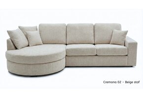 Loungebank Moon - Cremona 02 Beige