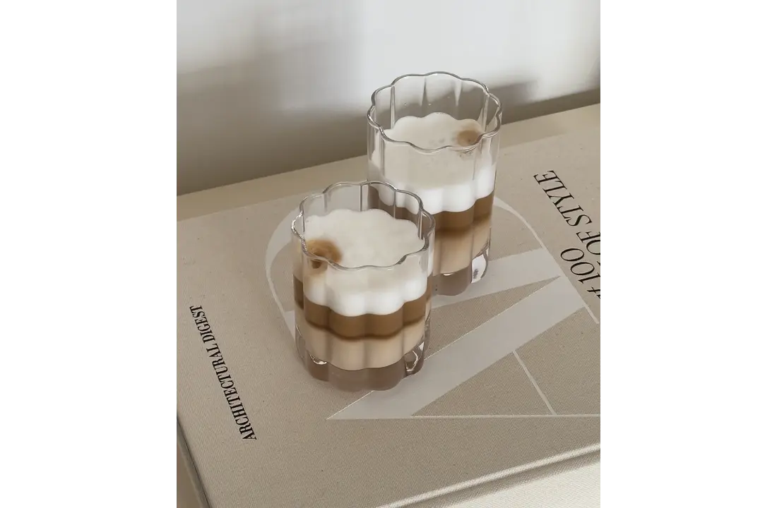 Drinkglazen Bloom - 220 ml - set van 2