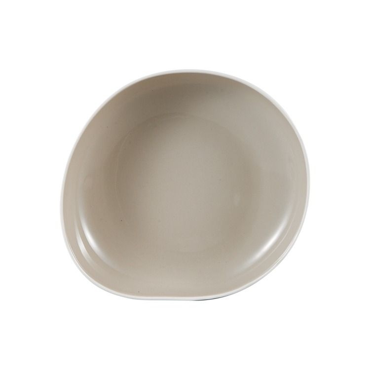 Capital Serviesset 24 delig - Porselein - Wit/Taupe - Organisch