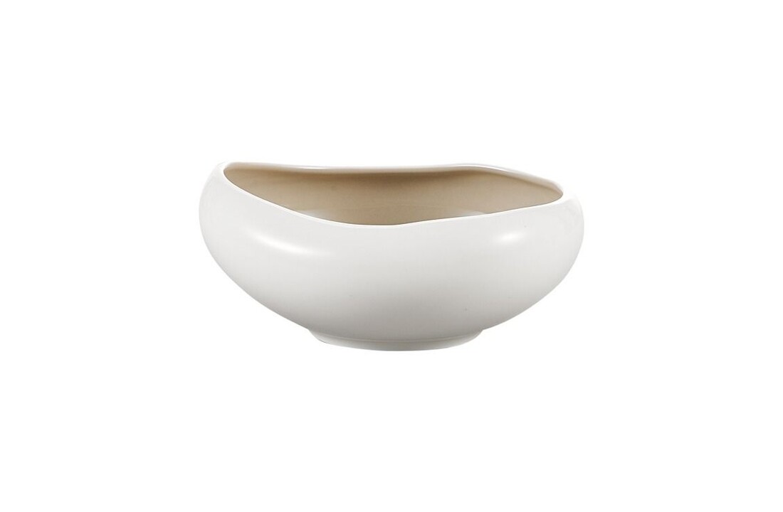 Capital Serviesset 24 delig - Porselein - Wit/Taupe - Organisch