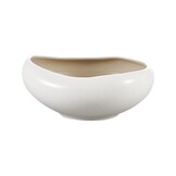 Capital Serviesset 24 delig - Porselein - Wit/Taupe - Organisch