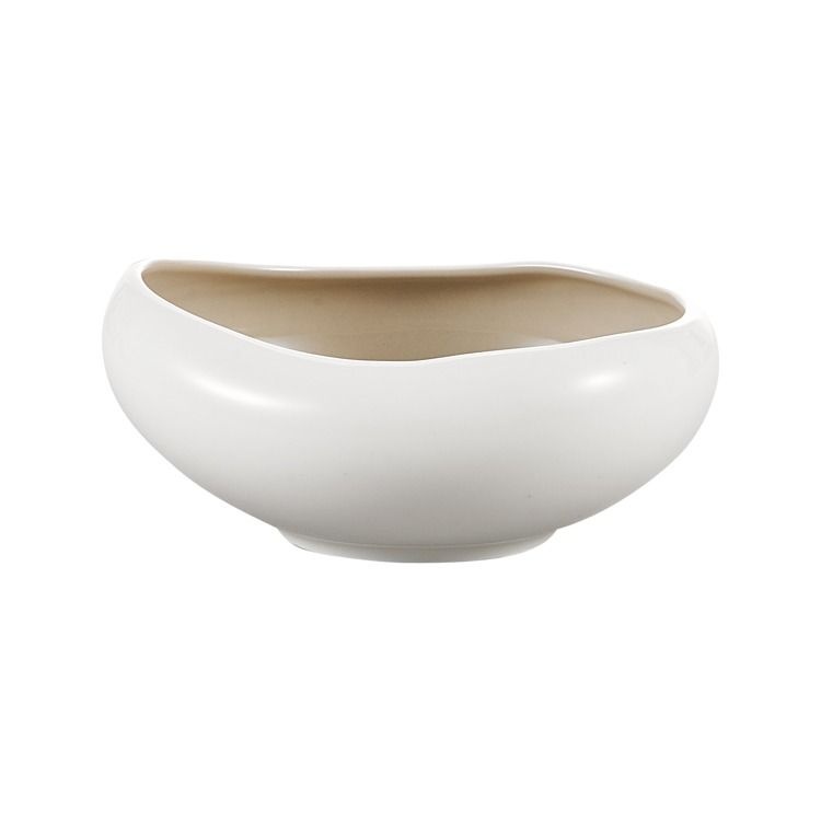 Capital Serviesset 24 delig - Porselein - Wit/Taupe - Organisch