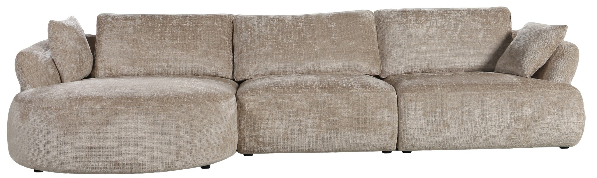 Loungebank Cremona 14 Warm Beige - Pocketvering