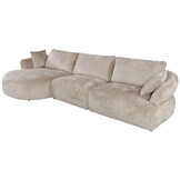 Loungebank Cremona 14 Warm Beige - Pocketvering