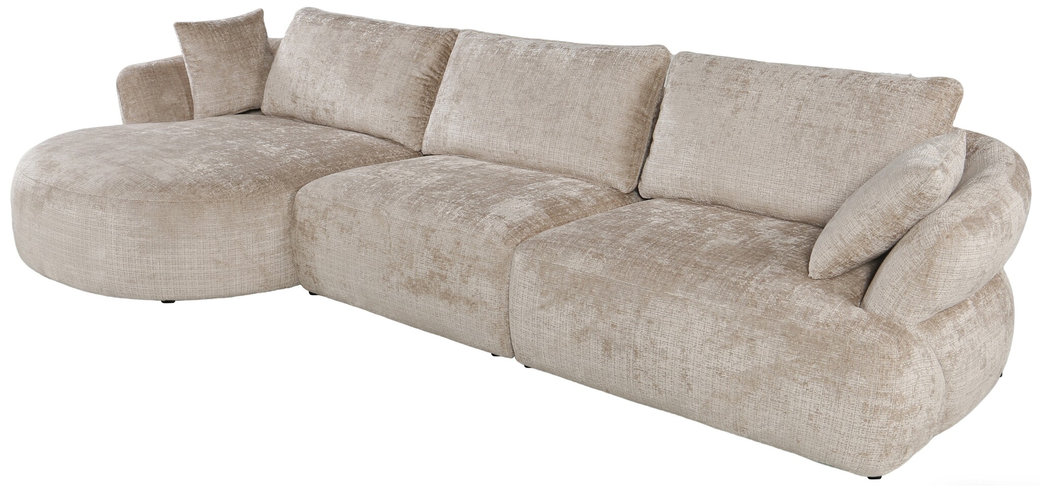 Loungebank Cremona 14 Warm Beige - Pocketvering
