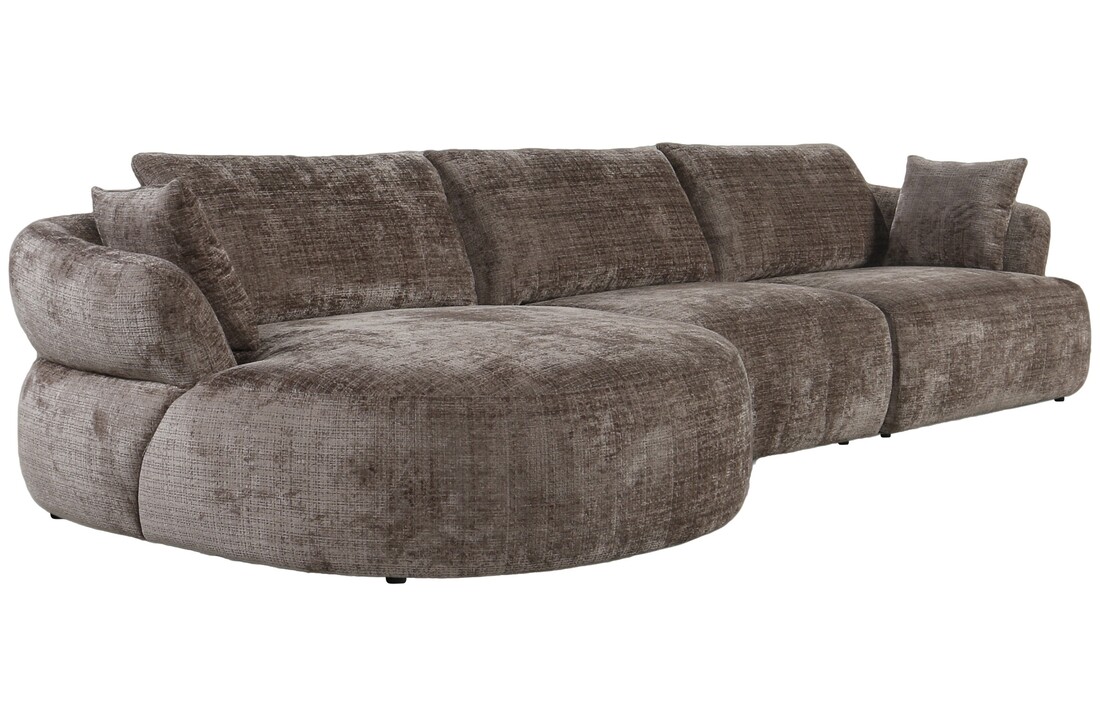 Loungebank Cremona 24 Taupe Bruin - Pocketvering