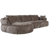 Loungebank Lexi Cremona 24 Taupe Bruin - Pocketvering