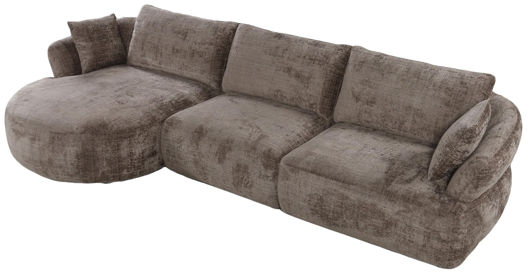 Loungebank Cremona 24 Taupe Bruin - Pocketvering