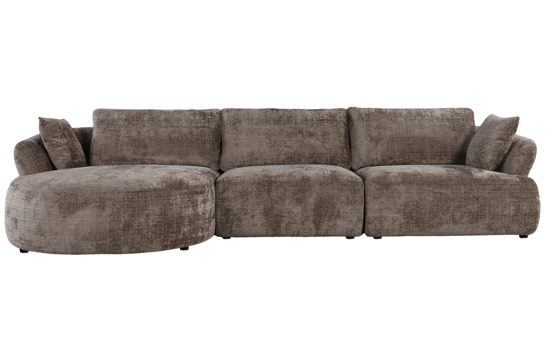 Loungebank Cremona 24 Taupe Bruin - Pocketvering
